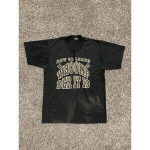 Vintage Whoomp There It Is Shirt Size L New Orleans Saints Hip Hop Rap 90s